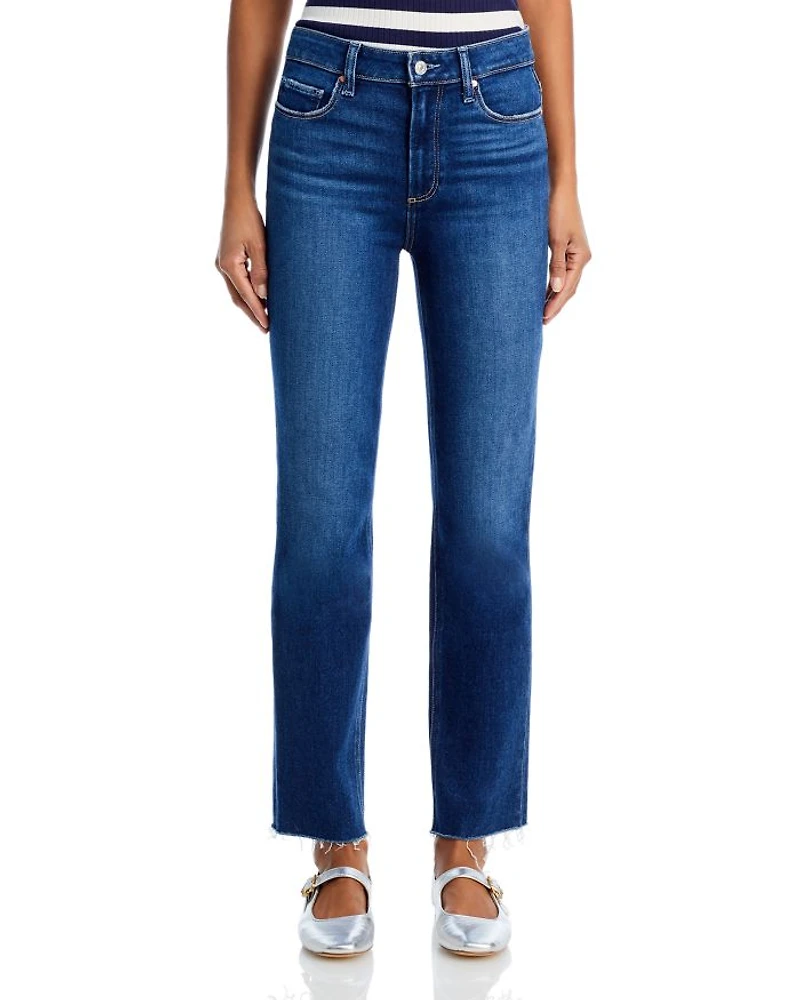 Cindy High Rise Ankle Straight Jeans