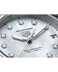 Aquaracer Professional 200 Solargraph & Diamond Watch, 34mm