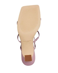 Women's Dennie Square Toe Strappy Mid Heel Sandals