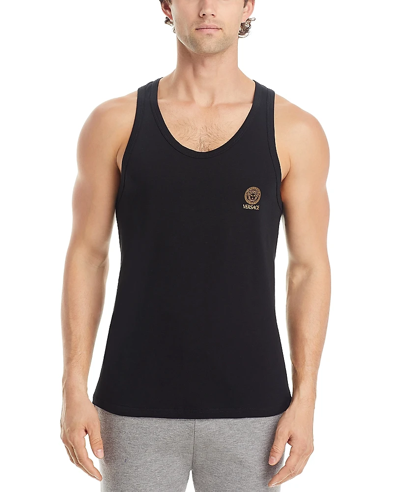 Versace Medusa Logo Jersey Tank