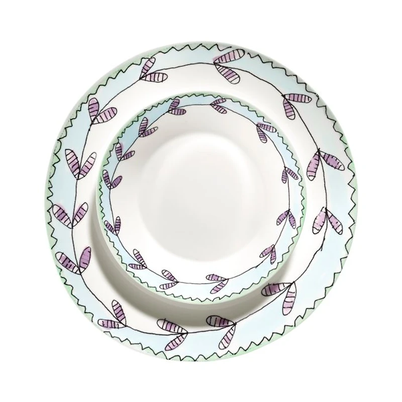 Marni Blossom Milk Dinner Plate