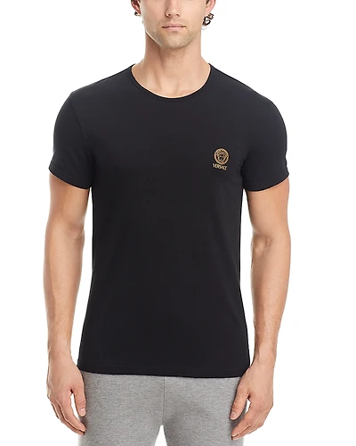Versace Men's Cotton Blend Tees, Pack of 2