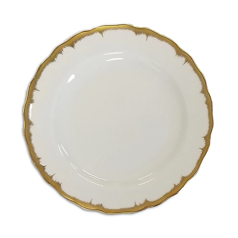 Mottahedeh Chelsea Feather Gold Bread and Butter Plate