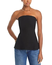 Barbara Smocked Strapless Top