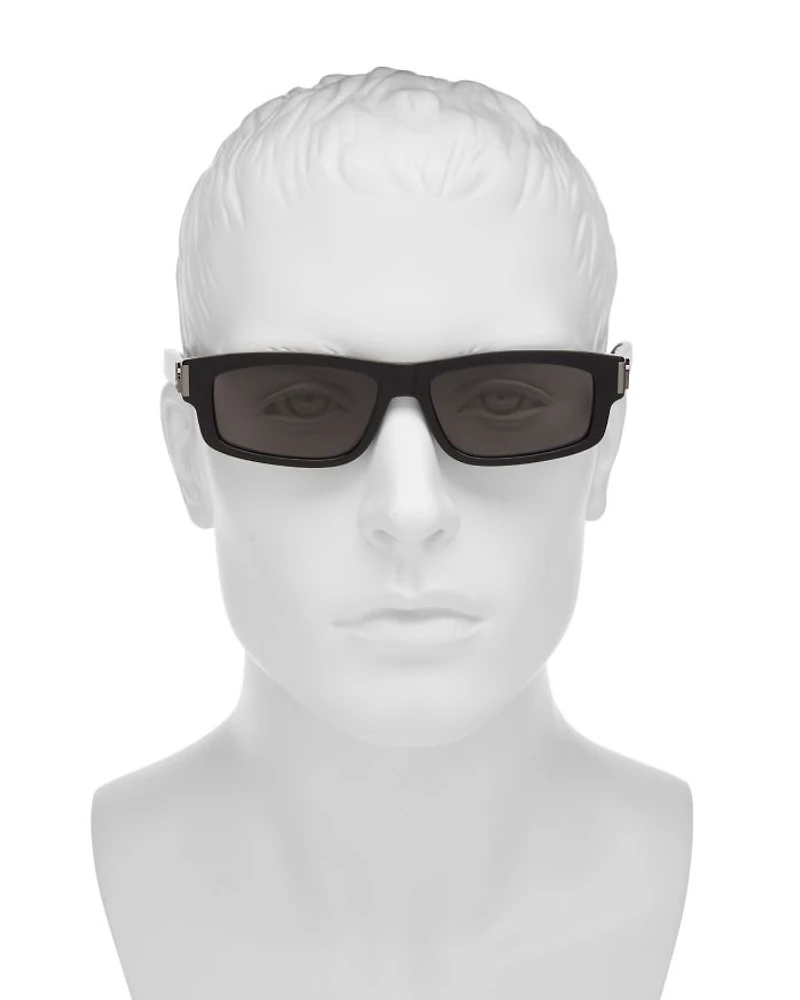 CD Icon S2I Rectangular Sunglasses, 55mm