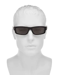 CD Icon S2I Rectangular Sunglasses, 55mm