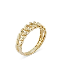 Moon & Meadow 14K Yellow Gold Chevron Ring