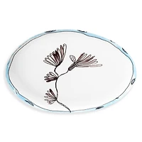 Marni Camelia Aubergine Oval Platter
