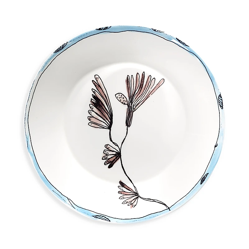 Serax Marni Camelia Aubergine Small Serving Bowl