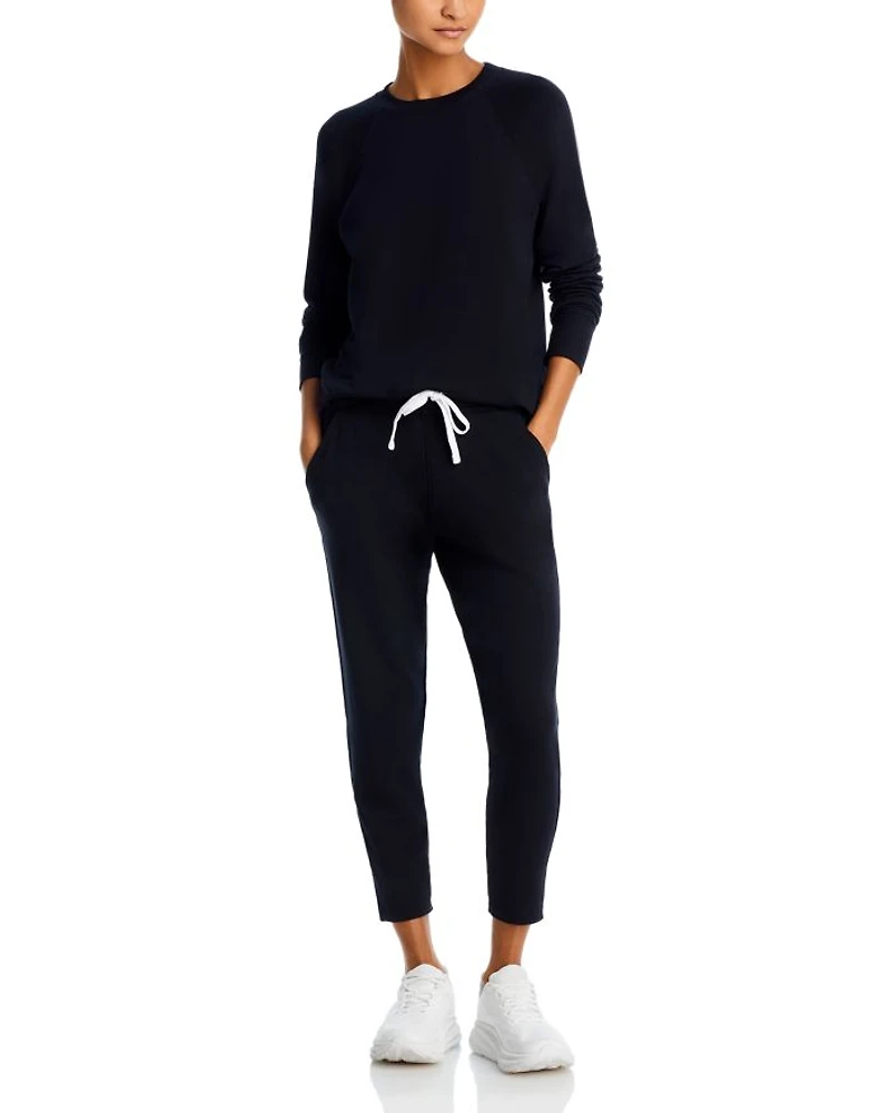 Warm Up Curved-Hem Sweatshirt