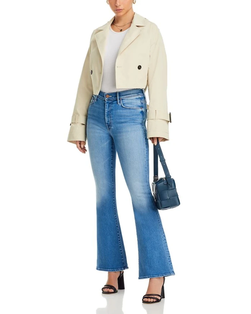 The Lil' Weekender Petites High Rise Flared Jeans Layover