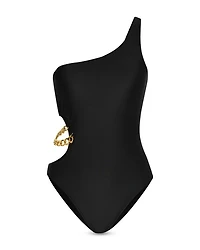 Ava Cut Out Chain Detail One Piece Swimsuit