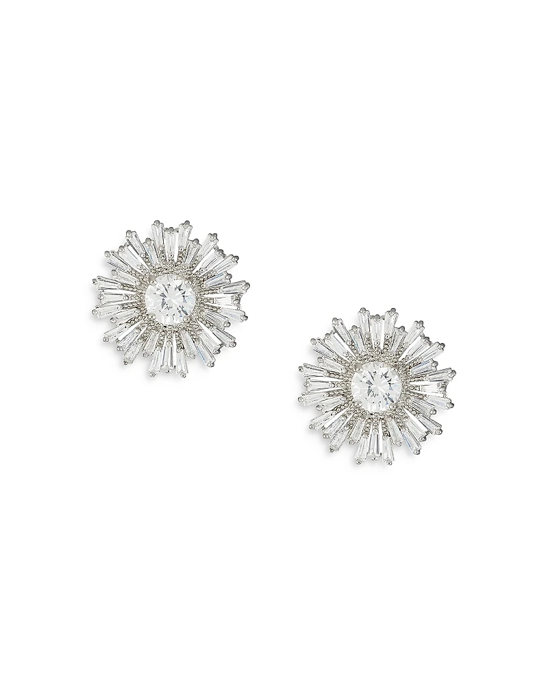 Cz By Kenneth Jay Lane Starburst Earrings