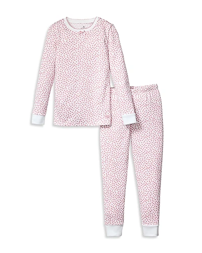 Petite Plume Girls' Pima Cotton Sweethearts Pajama Set - Little Kid, Big Kid