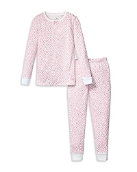 Petite Plume Girls' Pima Cotton Sweethearts Pajama Set - Little Kid, Big Kid