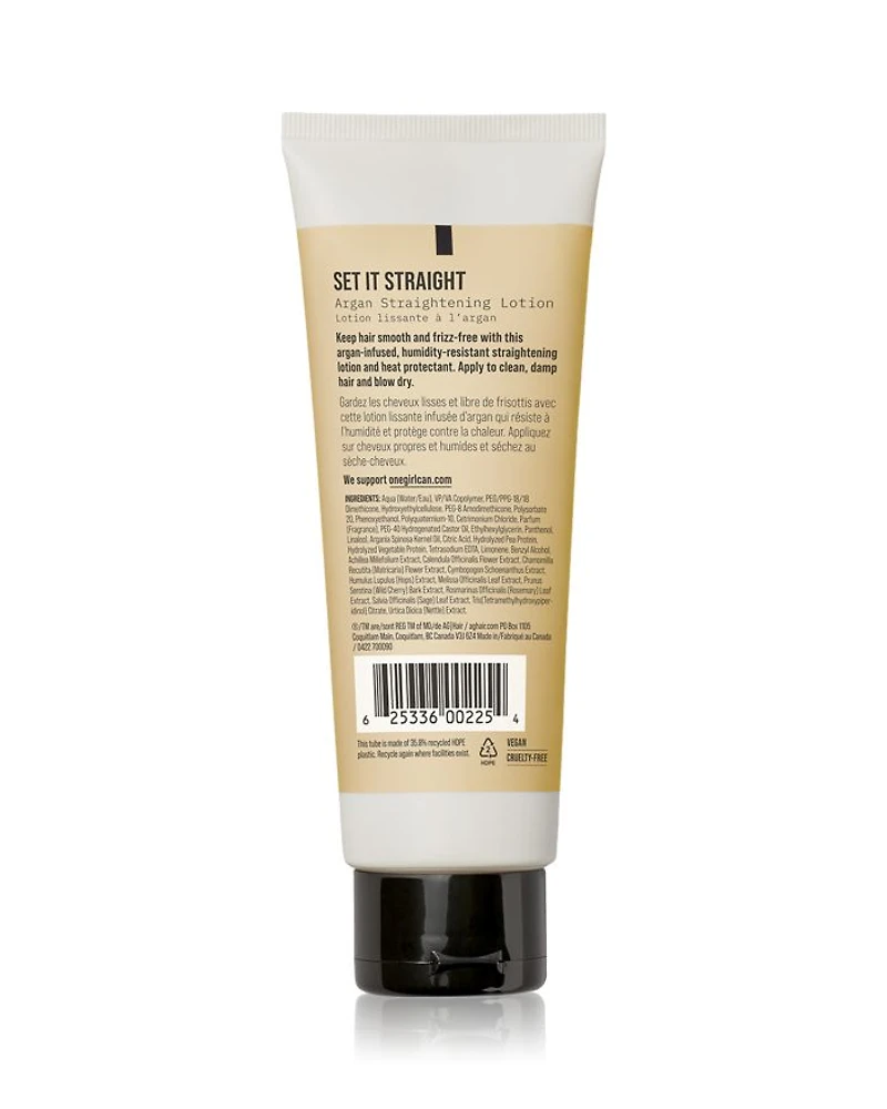 Set It Straight Argan Straightening Lotion 5 oz.
