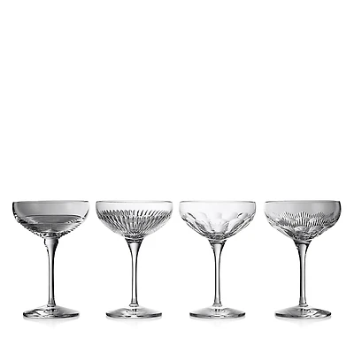 Waterford Mixology Coupe Large, Mixed Set of 4