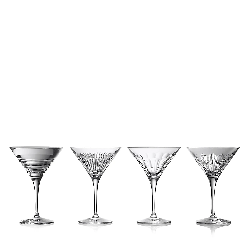 Waterford Mixology Martini Glass, Mixed Set of 4