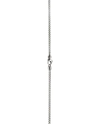 Men's Sterling Silver Onyx Pendant Necklace, 22"