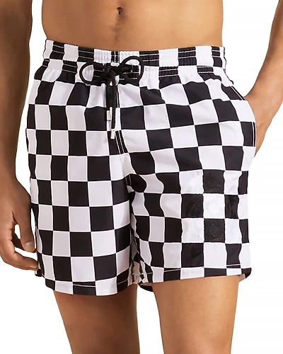Vilebrequin Moorea Checkered Swim Trunks