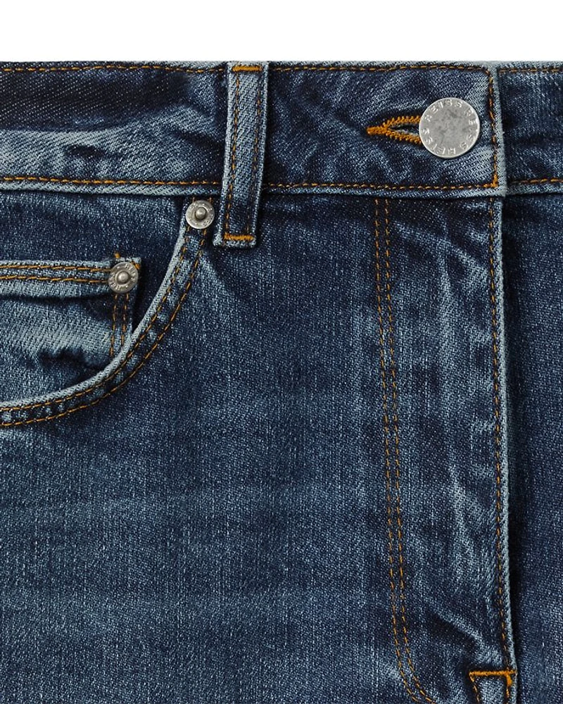 Selin Straight Jeans Mid Blue