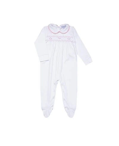 Nellapima Girls' Nella Smocked Footie - Baby