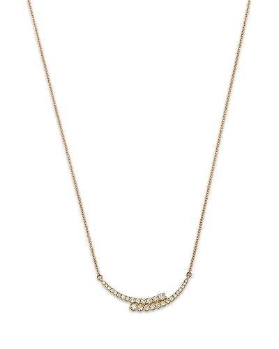 Bloomingdale's Fine Collection Diamond Bypass Necklace