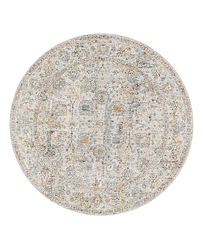 Livabliss Laila Laa-2317 Round Area Rug, 5'3 x 5'3