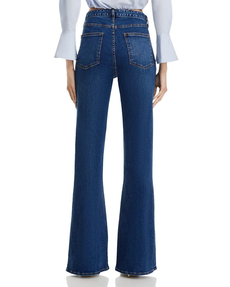 Helena High Rise Flared Sailor Jeans Medium Wash