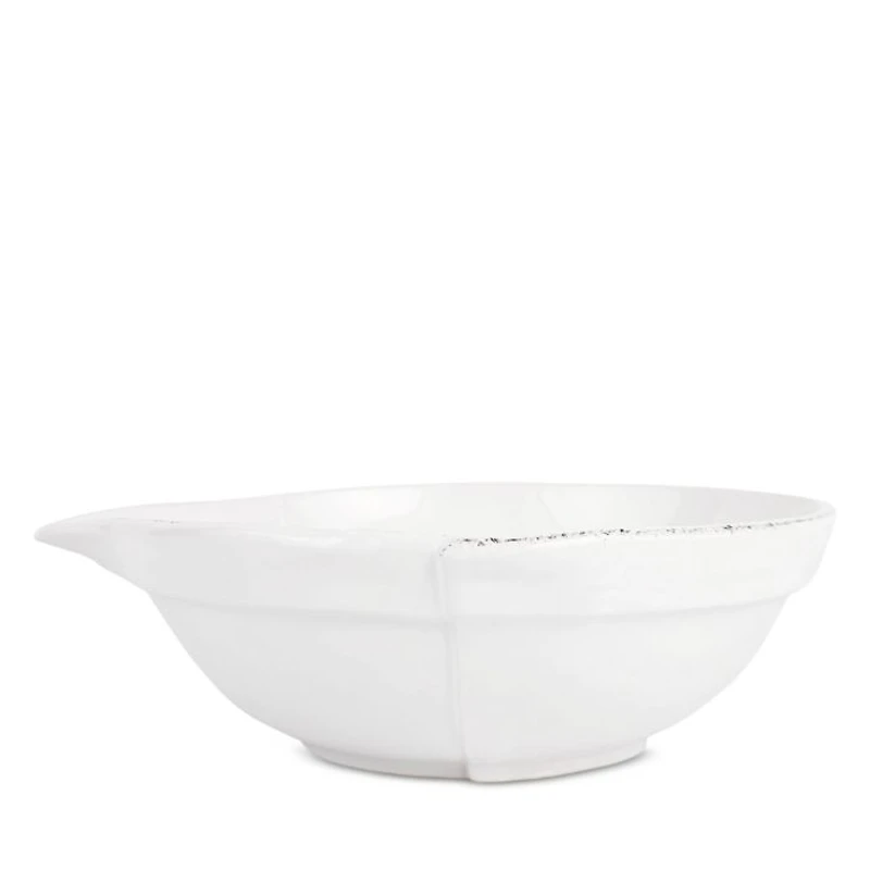 Lastra White Large Mixing Bowl
