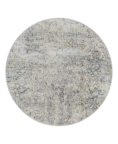Livabliss Cardiff Cdf-2300 Round Area Rug, 6'7 x 6'7