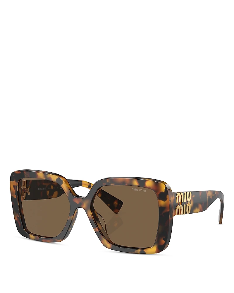 Miu Square Sunglasses, 56mm