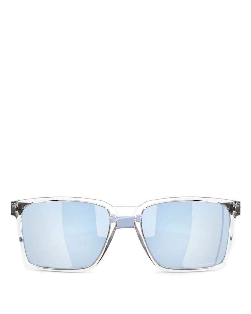 Polarized Rectangular Sunglasses, 56 mm