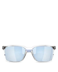 Polarized Rectangular Sunglasses, 56 mm