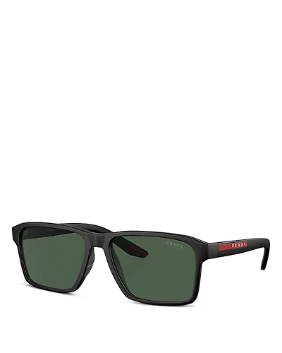 Prada Sport Rectangular Sunglasses, 58mm