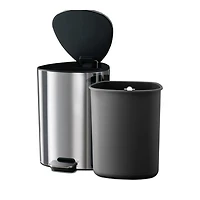 EasyStore Luxe Stainless-Steel 5L Pedal Bin