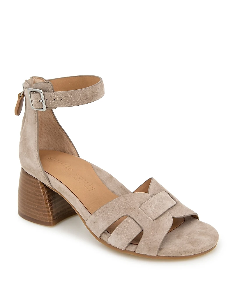 Gentle Souls by Kenneth Cole Women's Myla Block Heel Sandals