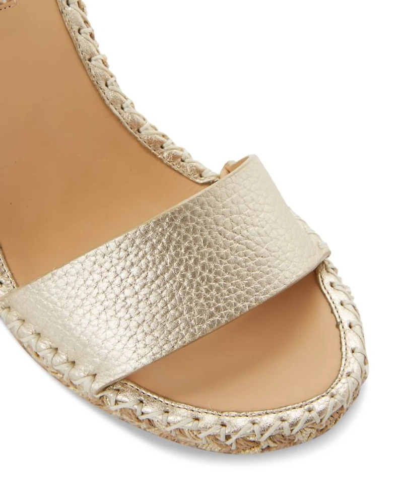 Women's Pyramid Studded Espadrille Wedge Heel Sandals