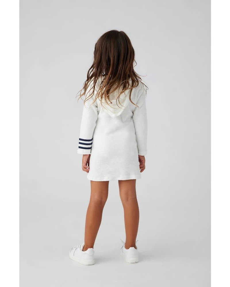Girls' Terry Cotton Waves Poncho Dress - Little Kid, Big Kid