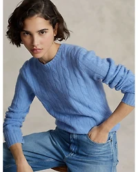 Cable Knit Cashmere Sweater