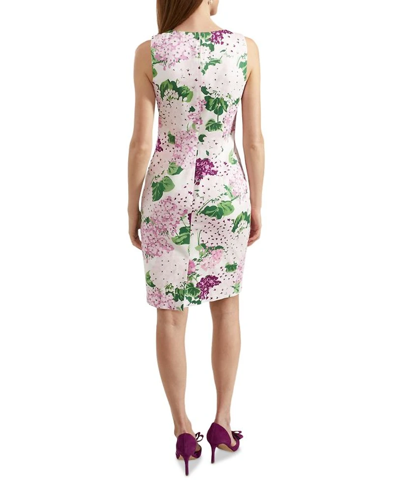 Fiona Floral Print Sleeveless Sheath Dress