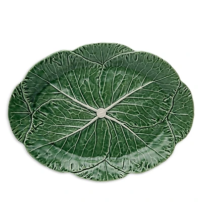 Bordallo Pinheiro Cabbage Oval Platter 17