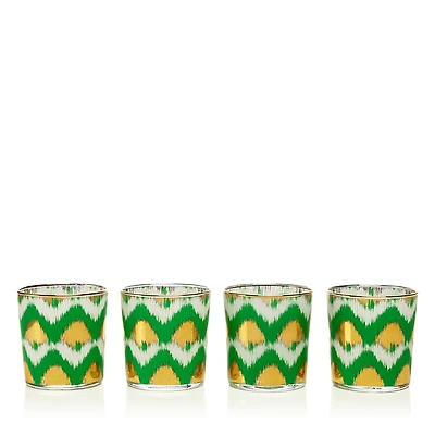 Les Ottomans Ikat Gold Glass