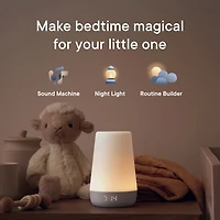 Rest Baby Sound Machine Night Light 2nd Gen Sleep Trainer, Time-to-Rise Alarm Clock, White Noise Soother, Music & Stories for Nursery, Toddler & Kids Bedroom (Wi-Fi)
