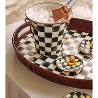 Courtly Check Appetizer Plates, Set of 4