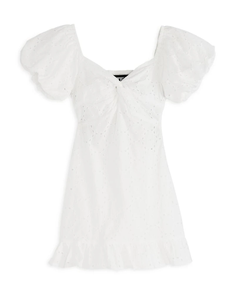 Girls' Phoebe Eyelet Dress - Big Kid