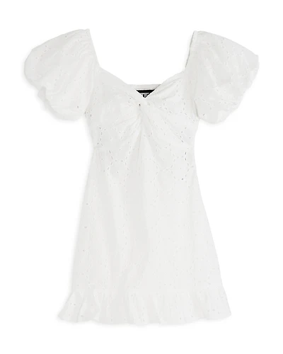 KatieJnyc Girls' Phoebe Eyelet Dress - Big Kid