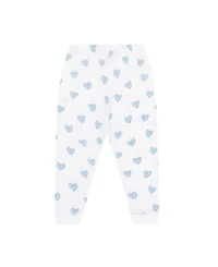 Girls' Pink Heart Print Pajama