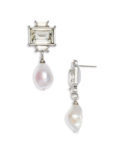 Kenneth Jay Lane Cultured Freshwater Pearl Drop Earrings