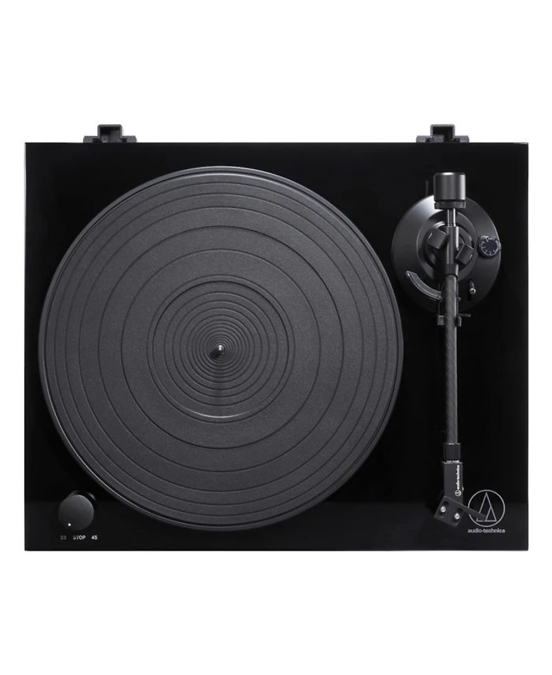 AT-LPW50PB Fully Manual Belt-Drive Turntable (Piano Black)